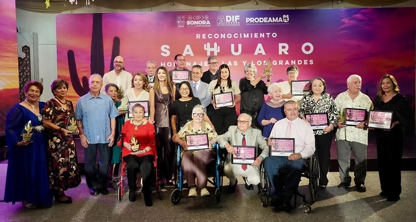 Gobierno de Sonora rinde homenaje a las y los grandes a través del Reconocimiento Sahuaro 2026