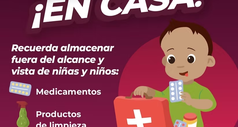 Llama Salud Sonora a prevenir intoxicaciones infantiles durante vacaciones