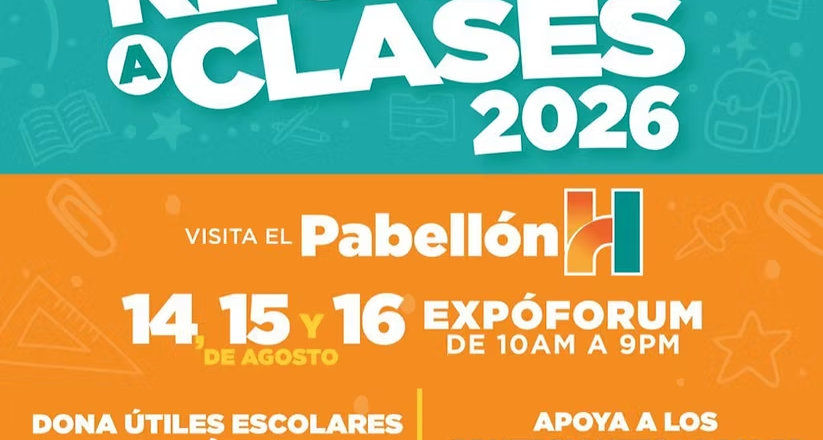 Podrán familias aprovechar descuentos de Tesorería Hermosillo y donar útiles en Expo Regreso a Clases 2026