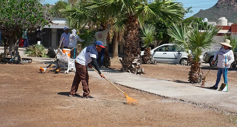 Realiza Ayuntamiento de Guaymas trabajos de limpieza en colonia Sahuaripa