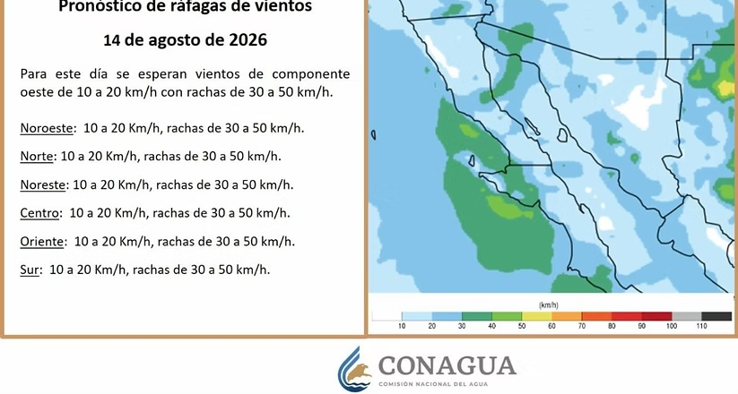 Gobierno de Sonora llama a extremar precauciones ante lluvias, tormentas y altas temperaturas