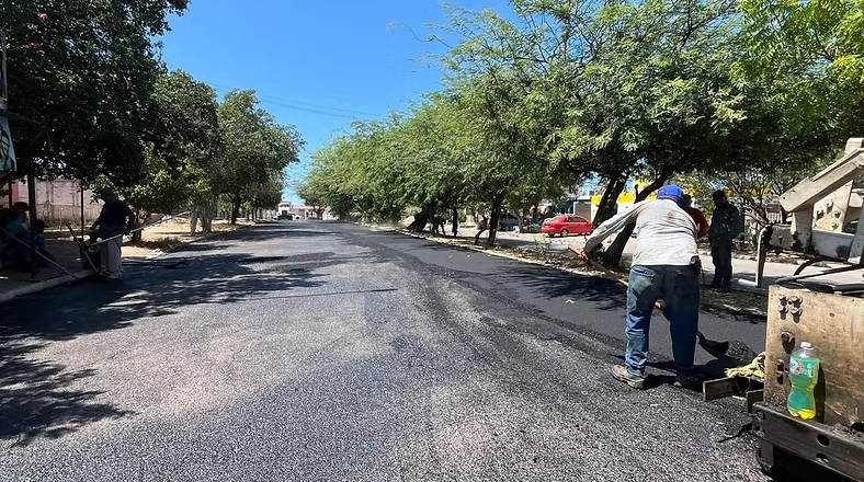 Concluye Gobierno de Empalme recarpeteo y pavimentación de tres tramos de la calle Teresita Guevara