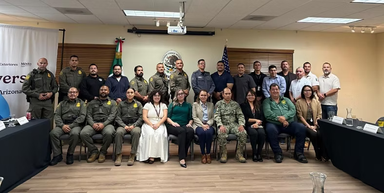 Fortalece SSP Sonora coordinación binacional para la seguridad en la frontera
