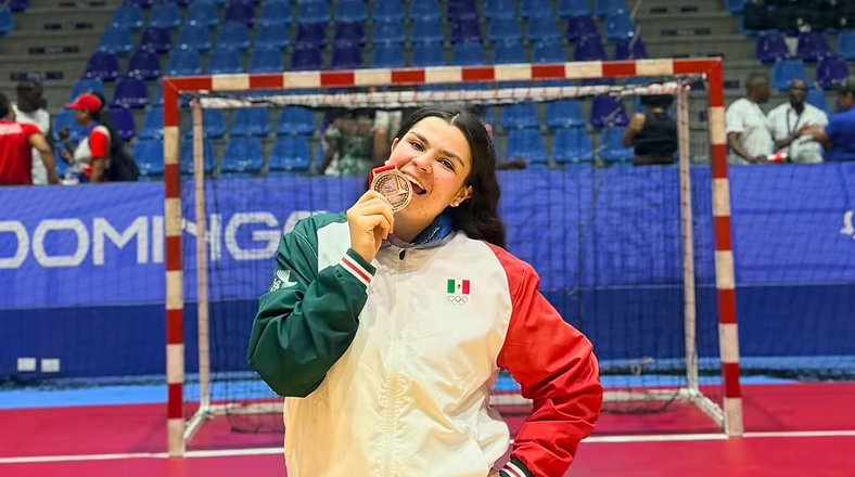 Colabora sonorense Gemma Leal en el bronce en JCC en handball femenil