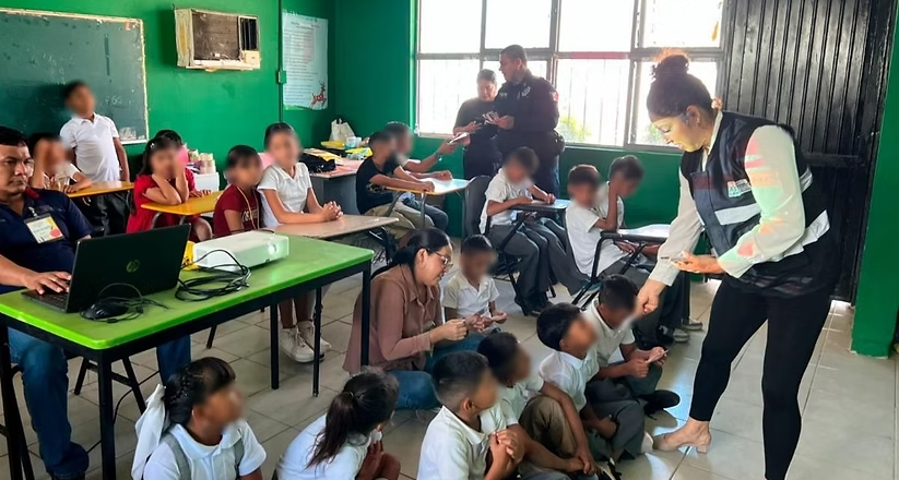 Promueve Secretaría de Seguridad cultura de la paz entre niñez de Etchojoa