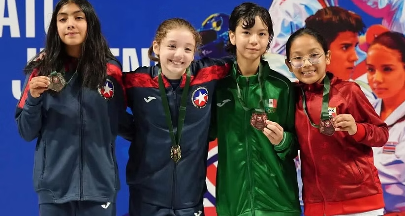 Karateca sonorense femenil conquista un bronce en Campeonato Panamericano Juvenil