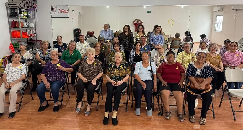 Gobierno de Sonora concientiza a personas adultas mayores acerca de la salud mental