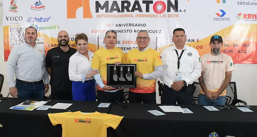 Será el próximo 29 de noviembre el Gran Maratón Internacional Hermosillo 2026