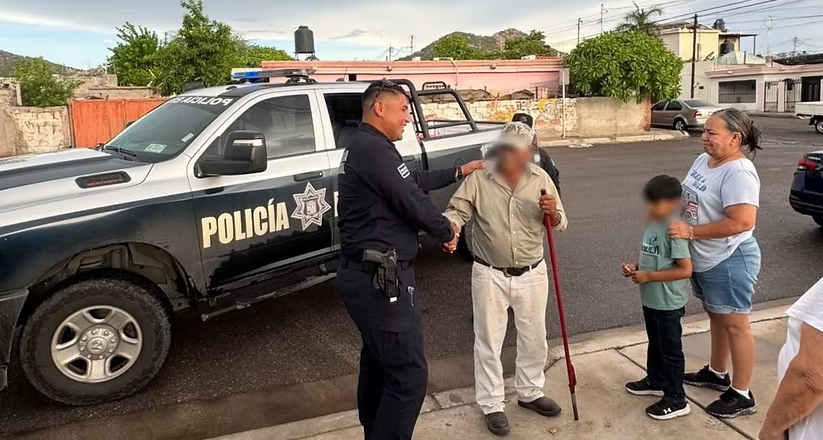 Apoya PESP a adulto mayor a regresar con su hogar