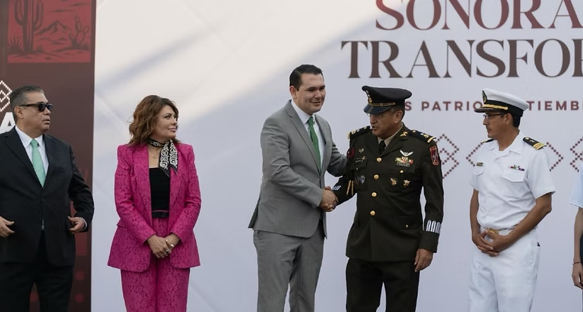 Gobierno de Sonora inicia el mes patrio con honores a la Bandera y un llamado a fortalecer el compromiso con México