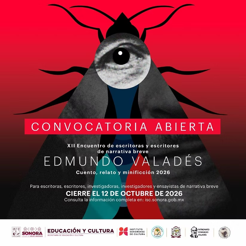 Gobierno de Sonora invita a participar en el XII Encuentro Edmundo Valadés