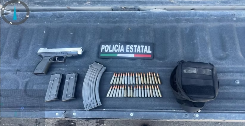 Asegura Policía Estatal arma, cargadores y cartuchos durante operativo en colonia Solidaridad