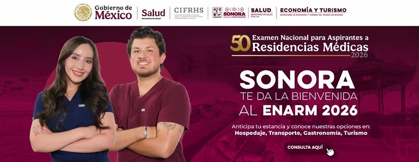 Recibirá Sonora este fin de semana a médicos que buscan especializarse a través del ENARM
