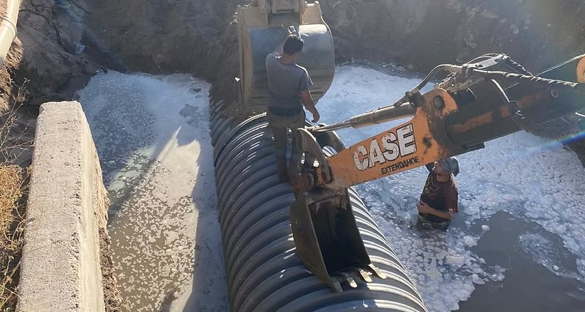 Avanza 75% rehabilitación del colector sanitario Quintero Arce en Hermosillo